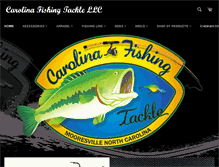 Tablet Screenshot of carolinafishingtackle.com